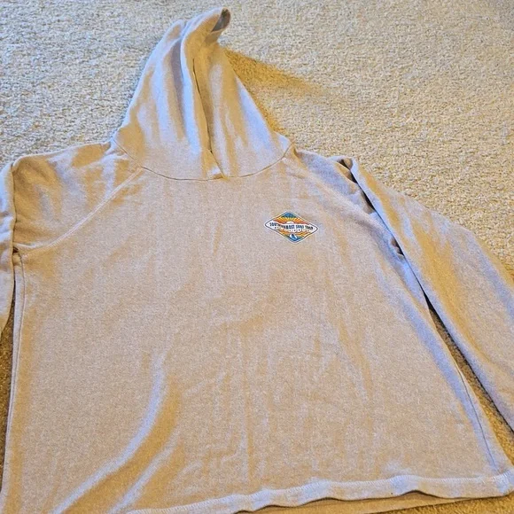 Southernmost Surf Shop Key West Florida Women's Beige Hoodie Sweatshirt Size XL - Picture 4 of 9